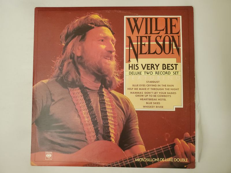 Willie Nelson His Very Best (Deluxe Two Record Set) vinyl record